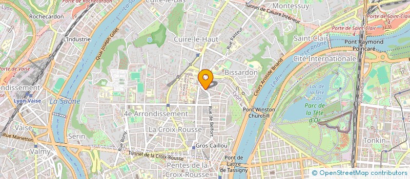 localisation de l'entreprise SCI COMPASS  LYON