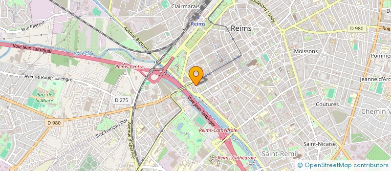 localisation de l'entreprise SCI COMPENSE  REIMS