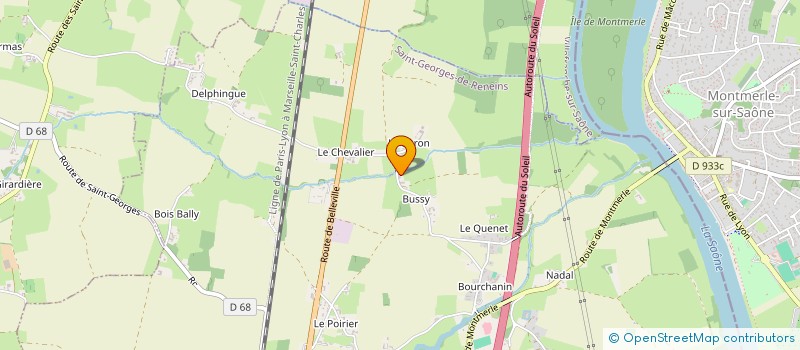 localisation de l'entreprise SCI COMPER  SAINT GEORGES DE RENEINS