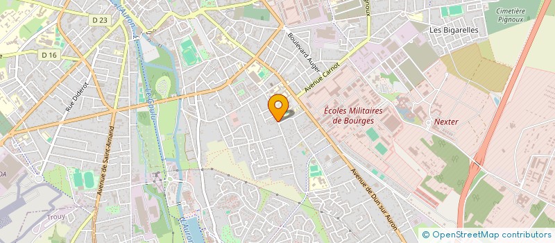 localisation de l'entreprise SCI COMPER  BOURGES