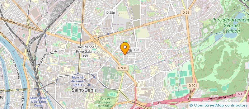 localisation de l'entreprise SCI COMPIEGNE à SAINT-DENIS