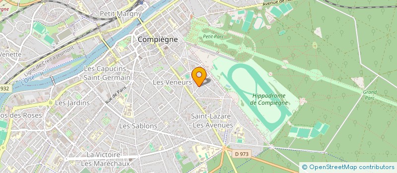 localisation de l'entreprise SCI COMPIEGNOISE DU HARLAY  COMPIEGNE