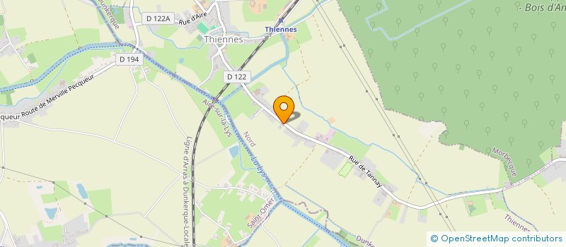 localisation de l'entreprise SCI COMPIGNIE à THIENNES