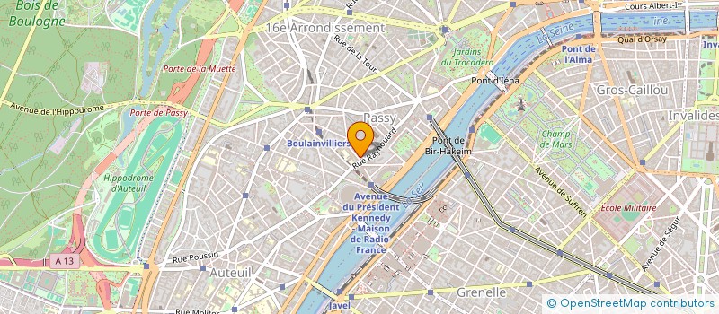 localisation de l'entreprise SCI COMPORTA RP  PARIS