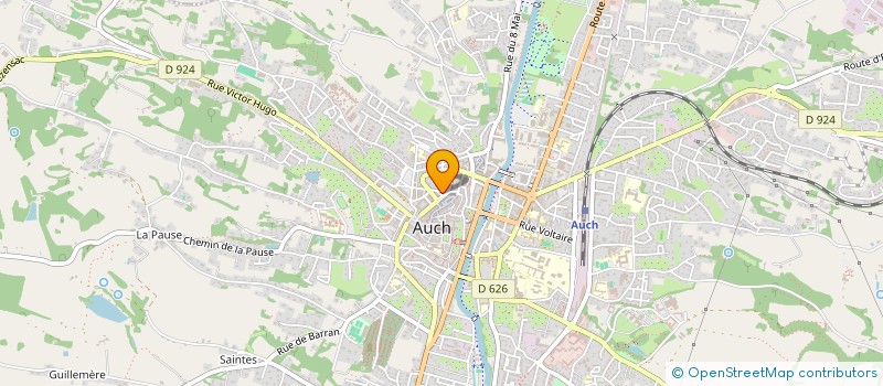 localisation de l'entreprise SCI COMPOSTELA à AUCH