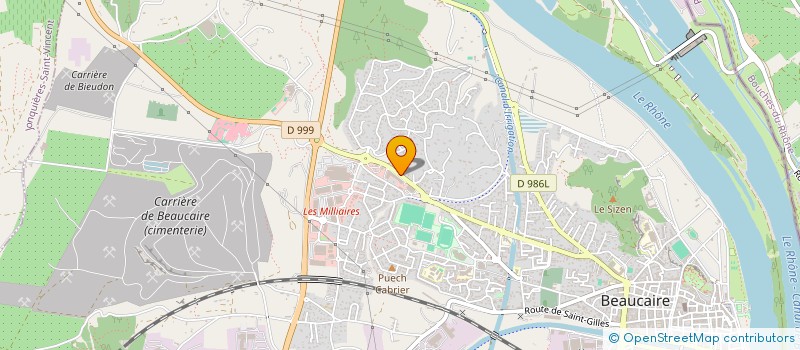 localisation de l'entreprise SCI COMPOSTELLE  BEAUCAIRE