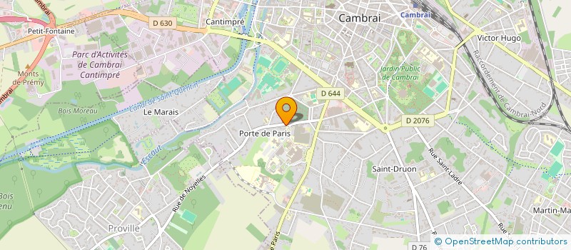 localisation de l'entreprise SCI COMPT HUGO  TILLOY-LEZ-CAMBRAI