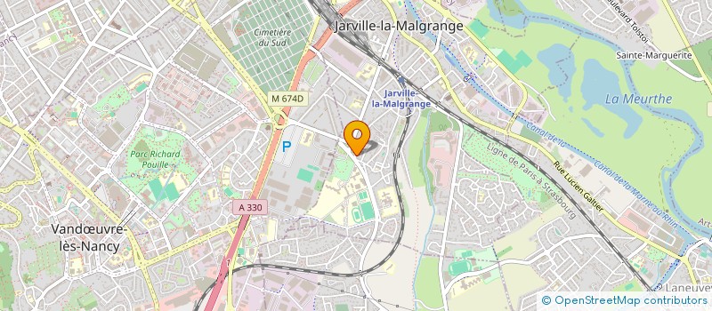 localisation de l'entreprise SCI COMPTARCHI  JARVILLE-LA-MALGRANGE