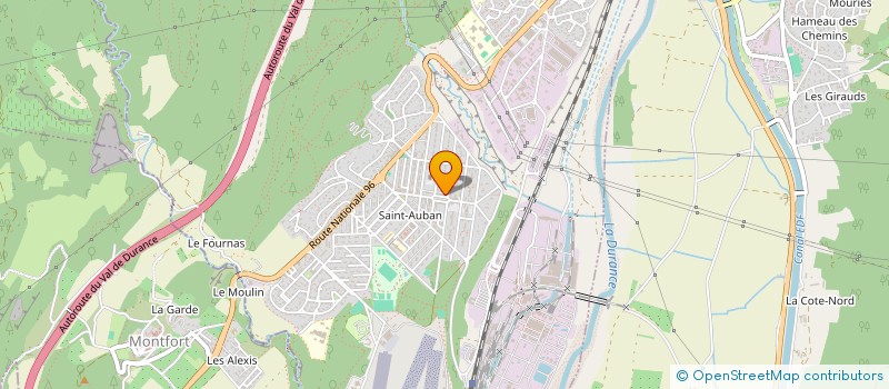 localisation de l'entreprise SCI COMSA  CHATEAU-ARNOUX-SAINT-AUBAN