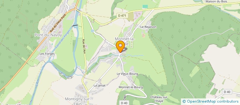 localisation de l'entreprise SCI COMTE  MONNET-LA-VILLE