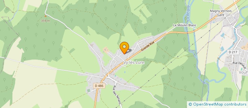 localisation de l'entreprise SCI COMTE CANTAL  VY-LES-LURE