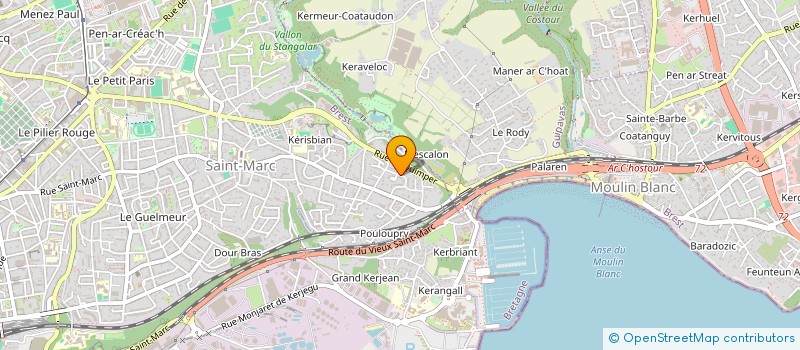 localisation de l'entreprise SCI COMTESSE DE NOAILLES  BREST