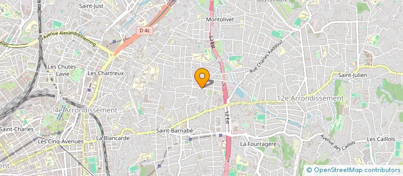 localisation de l'entreprise SCI COMY à MARSEILLE