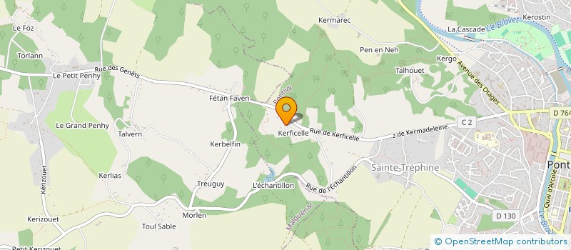 localisation de l'entreprise SCI CONCARNEAU  PONTIVY