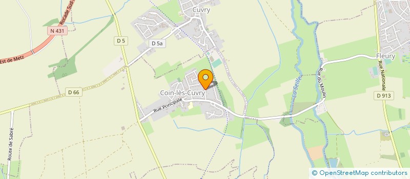 localisation de l'entreprise SCI CONCARNEAU  COIN-LES-CUVRY