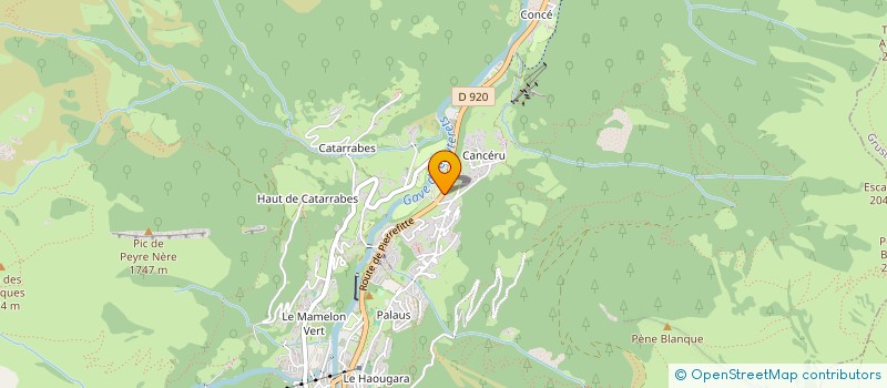 localisation de l'entreprise SCI CONCE  CAUTERETS