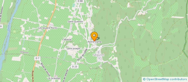 localisation de l'entreprise SCI CONCEPT  CRESTET