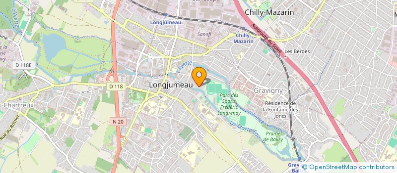 localisation de l'entreprise SCI CONCEPT 91  LONGJUMEAU