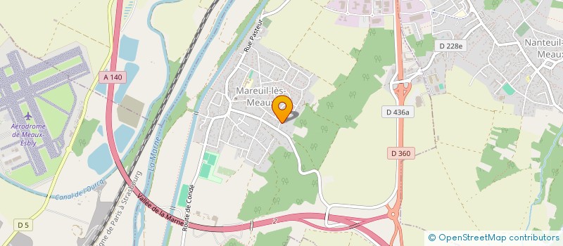 localisation de l'entreprise SCI CONCEPT EVOLUTIF 77 à MAREUIL-LES-MEAUX