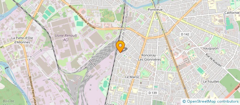 localisation de l'entreprise SCI CONCEPT+IMMO 72  LE MANS