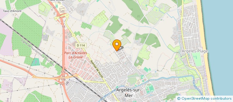 localisation de l'entreprise SCI CONCERTA  ARGELES-SUR-MER
