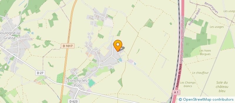 localisation de l'entreprise SCI CONCHIMMO  CONCHY-LES-POTS