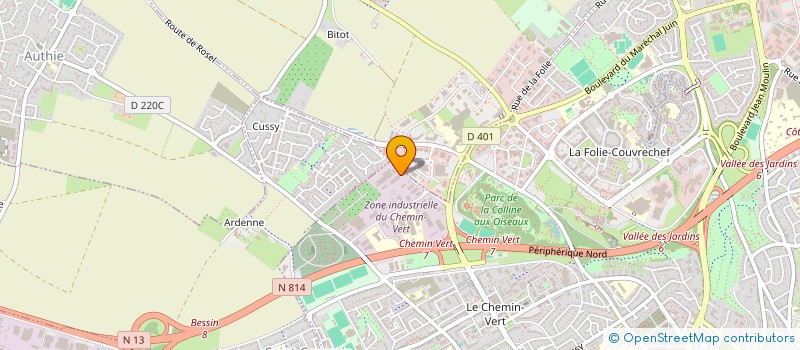 localisation de l'entreprise SCI CONCILIABULLE  CAEN