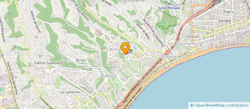 localisation de l'entreprise SCI CONCILIERA  NICE