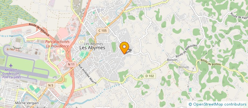 localisation de l'entreprise SCI CONCORDE 2 à LES ABYMES