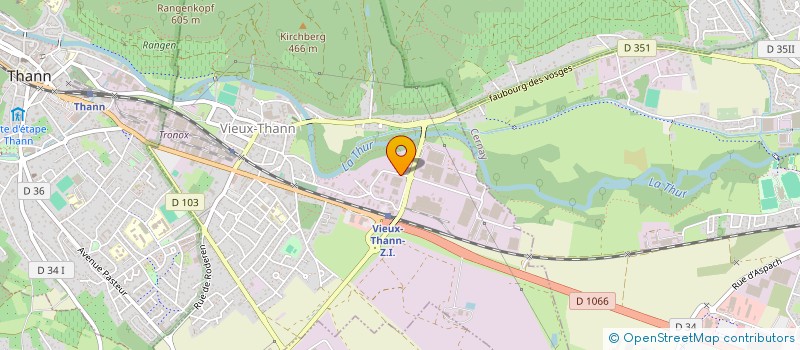 localisation de l'entreprise SCI CONCORDE  VIEUX-THANN