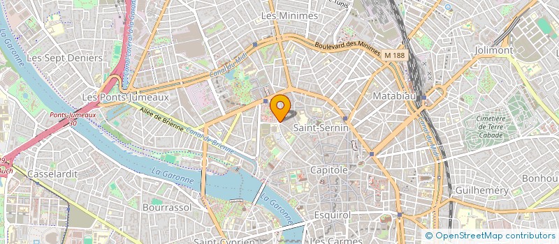 localisation de l'entreprise SCI CONCORDE  TOULOUSE