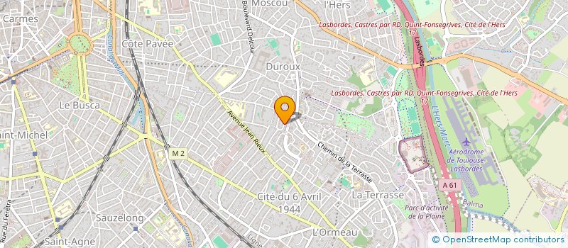 localisation de l'entreprise SCI CONCORDE 42  TOULOUSE