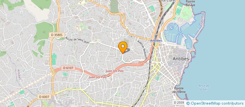 localisation de l'entreprise SCI CONCORDE à ANTIBES