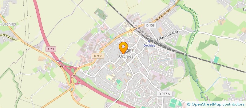 localisation de l'entreprise SCI CONCORDE  ORCHIES