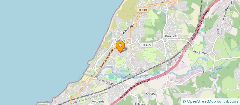 localisation de l'entreprise SCI CONCORDE 92 à BIDART