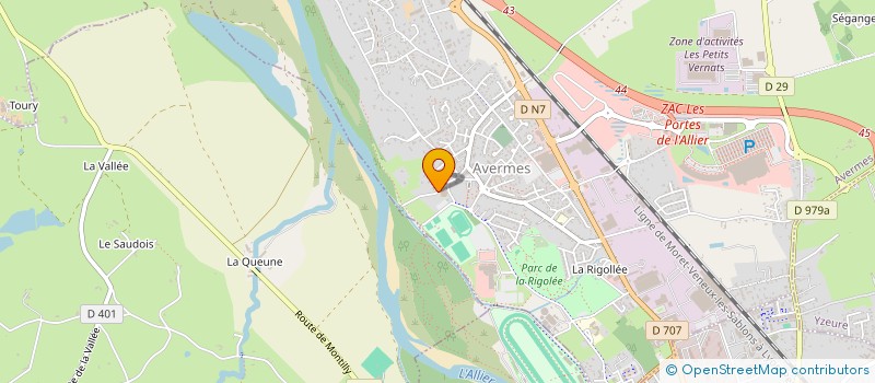 localisation de l'entreprise SCI CONCORDIA  AVERMES