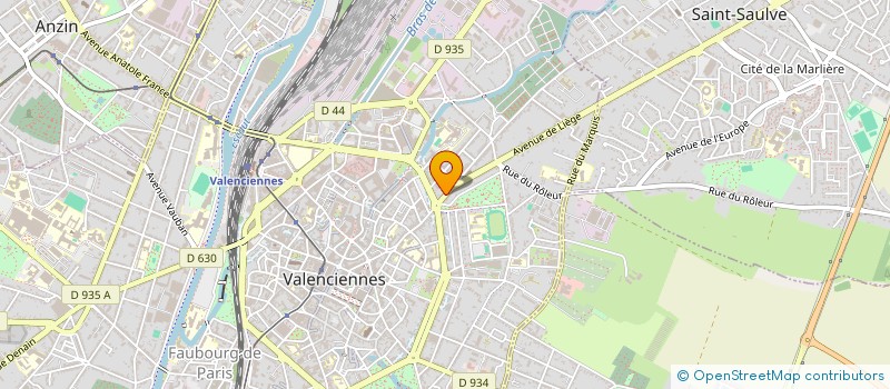 localisation de l'entreprise SCI CONCORDIA  VALENCIENNES