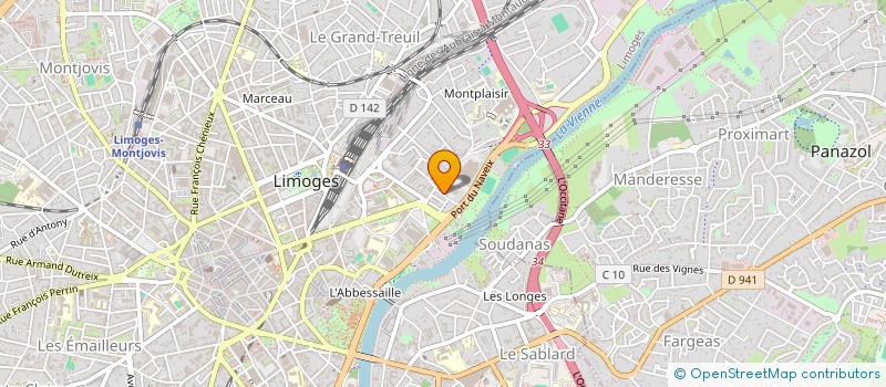 localisation de l'entreprise SCI CONCORDIA à LIMOGES