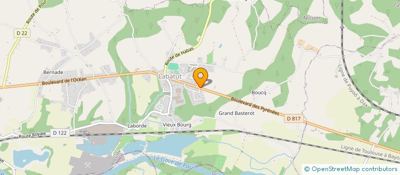 localisation de l'entreprise SCI CONCRETE CONNECTION  LABATUT