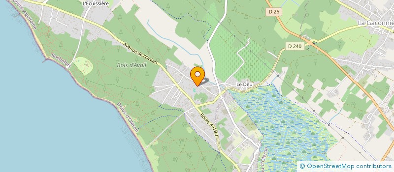 localisation de l'entreprise SCI CONCY SUD  DOLUS-D'OLERON