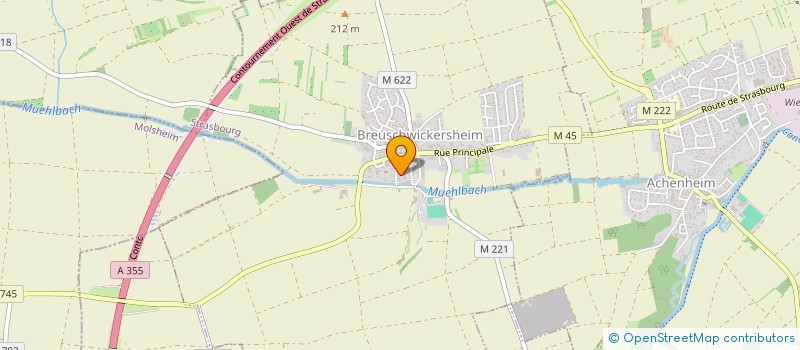 localisation de l'entreprise SCI COND'IMMO  BREUSCHWICKERSHEIM