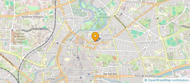 localisation de l'entreprise SCI CONDATE MORIN  RENNES