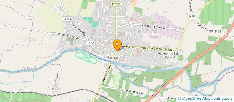 localisation de l'entreprise SCI CONDE 26 à JARNAC