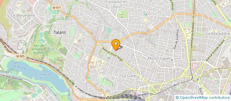 localisation de l'entreprise SCI CONDE à DIJON