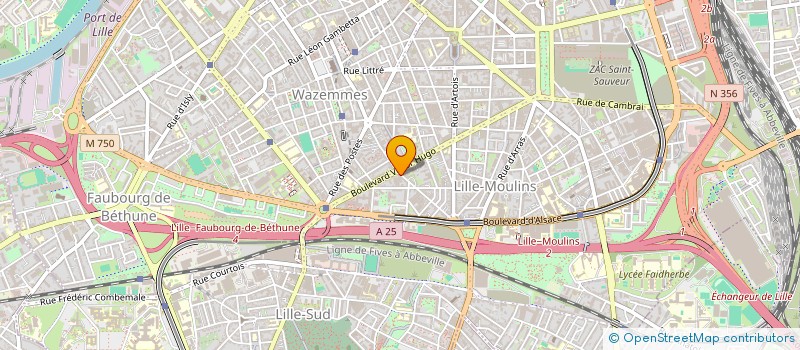 localisation de l'entreprise SCI CONDE 52 à LILLE