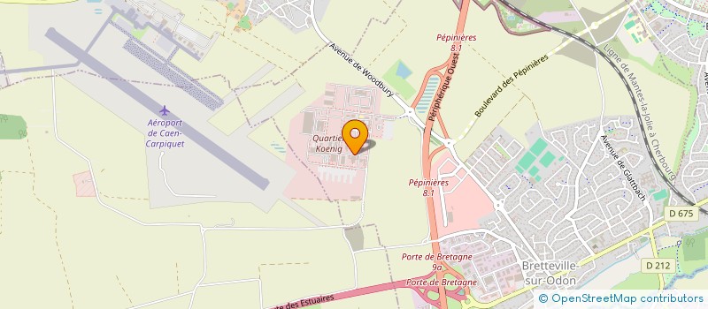 localisation de l'entreprise SCI CONDE SUR VIRE LA FAUQUETIERE  BRETTEVILLE-SUR-ODON