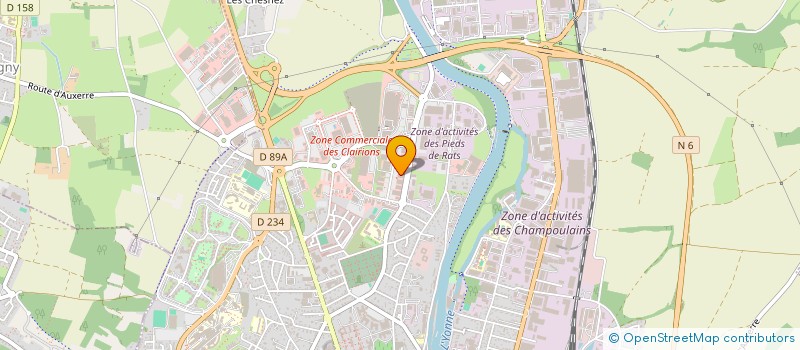 localisation de l'entreprise SCI CONDOMINIUM à AUXERRE