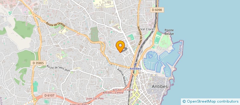 localisation de l'entreprise SCI CONDOR à ANTIBES