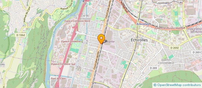 localisation de l'entreprise SCI CONDOR  ECHIROLLES
