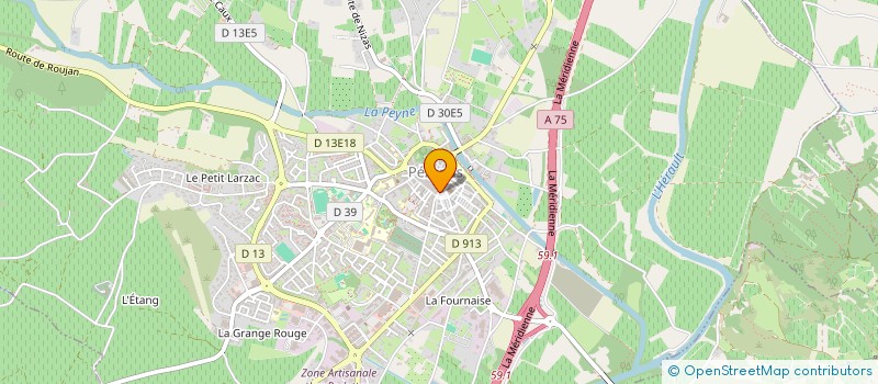 localisation de l'entreprise SCI CONDORCET  PEZENAS